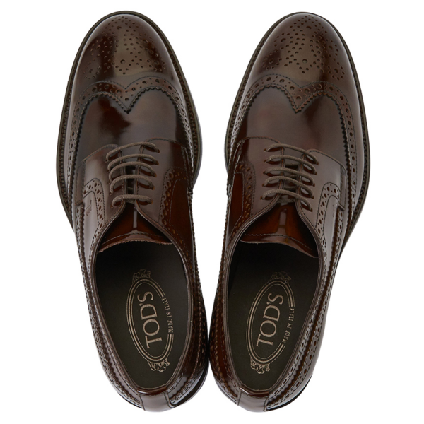 Giày Tod's Lace Ups In Leather Brown XXM01E0O530AKTS016 - Ảnh 4