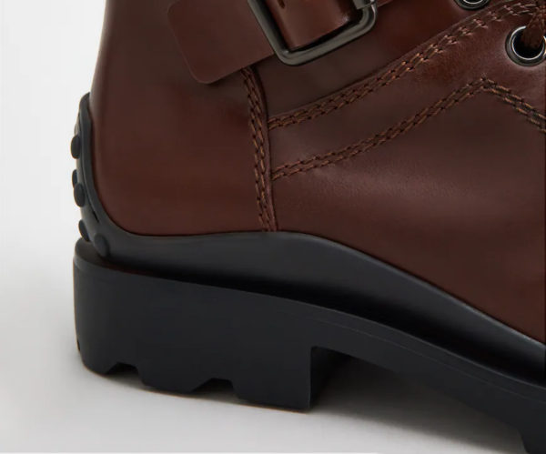 Giày Tod's Man Ankle Boots in Leather 'Brown' XXM04E0EF10T1C9S202 - Ảnh 6