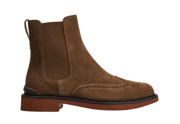 Giày Tod's Man Brown Ankle Boots in Suede XXM06H00MH0RE09S818
