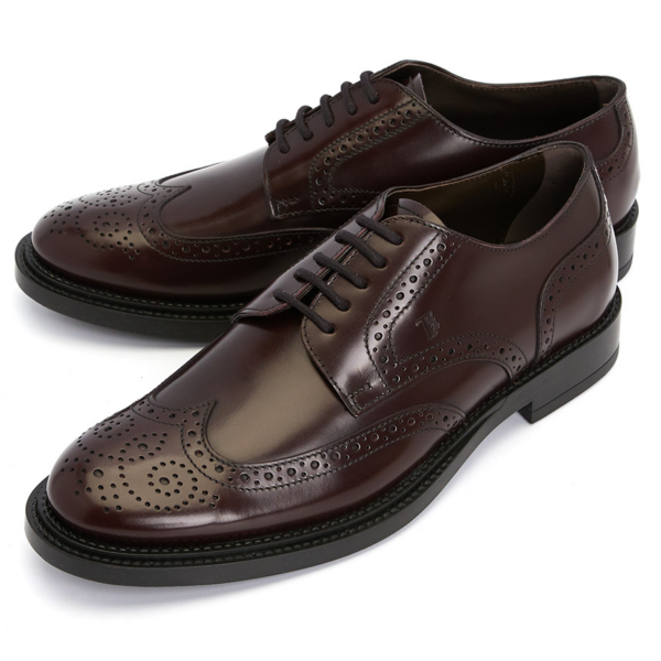 Giày Tod's Classic Leather Lace Up Laced Formal XXM62C00C10LYGR807 - Ảnh 5