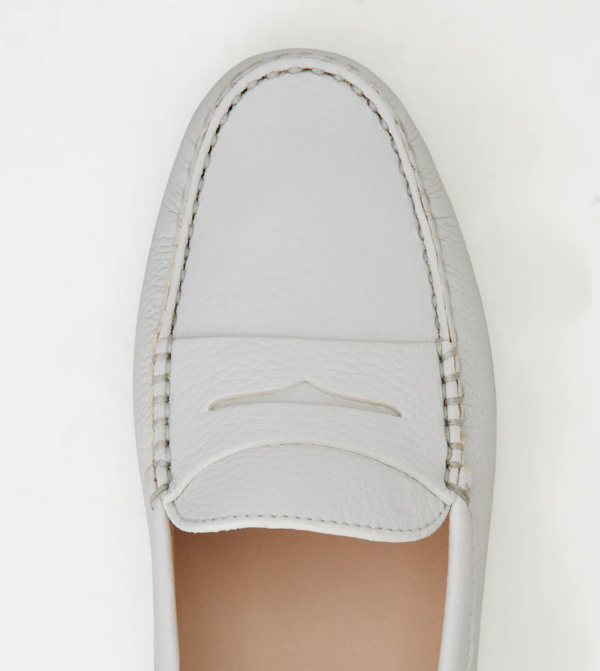 Giày Tod's Gommino Driving Shoes Leather 'White' XXW00G000105J1B015 - Ảnh 6