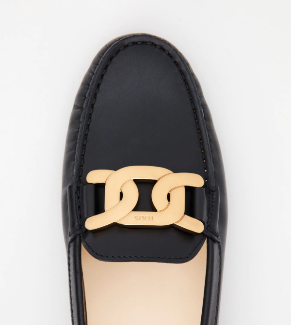 Giày Tod's Kate chain-embellished leather loafers XXW00G0DE50D90B999 - Ảnh 2