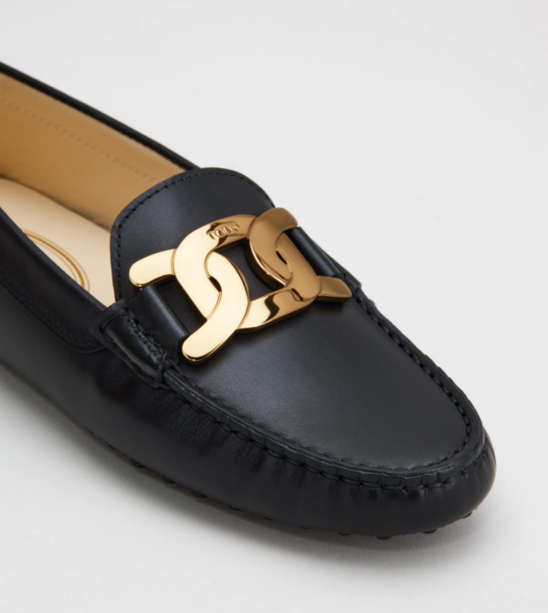 Giày Tod's Kate chain-embellished leather loafers XXW00G0DE50D90B999 - Ảnh 3