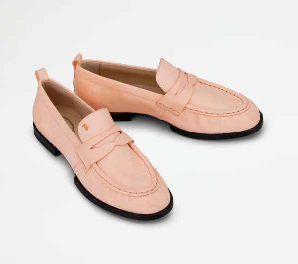 Giày Tod's Woman Pink Loafers in Leather XXW02E0EC60PHX40M008 - Ảnh 2