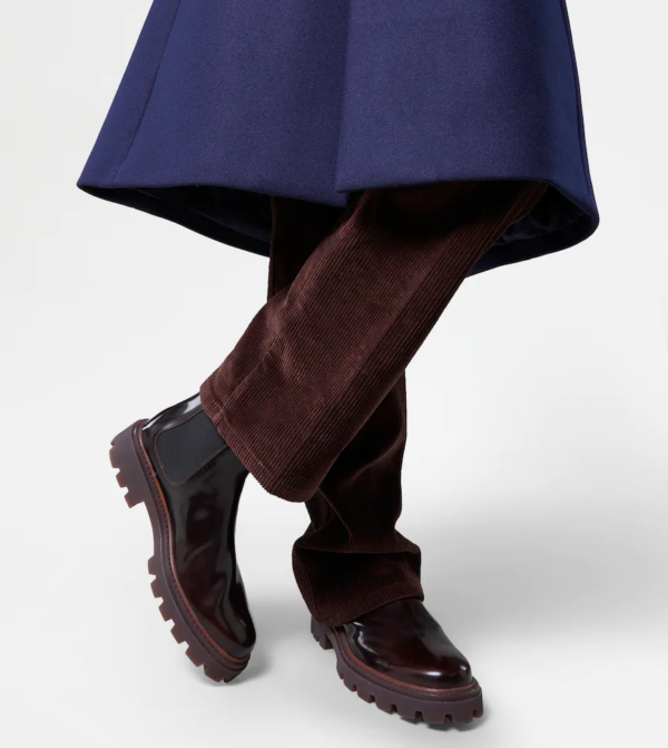 Giày Tod's Ankle Boots In Leather Burgundy XXW08D0EA10AKTR810 - Ảnh 6