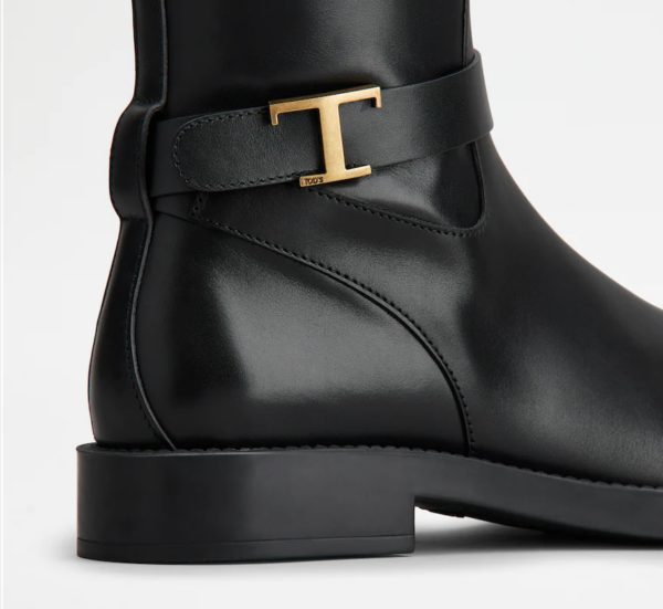 Giày Tod's Woman Black Timeless Boots in Leather XXW60C0DF10GOCB999 - Ảnh 7