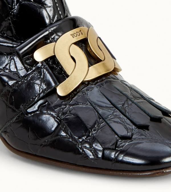 Giày Tod's  BLACK LEATHER ANKLE BOOTS XXW71C0DH90XLXB999 - Ảnh 6
