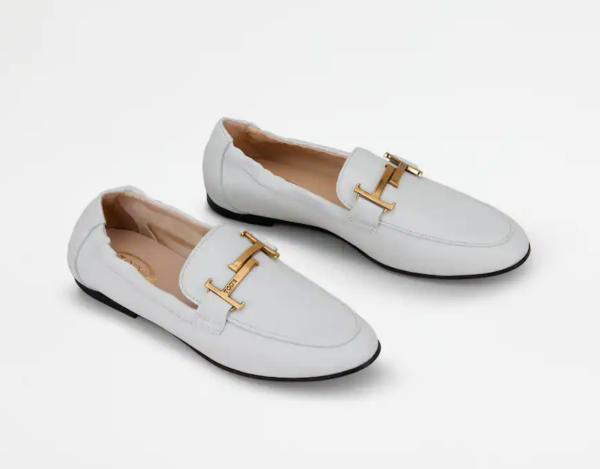 Giày Tod's Woman White Loafers in Leather XXW79A0DE70MIDB001 - Ảnh 4