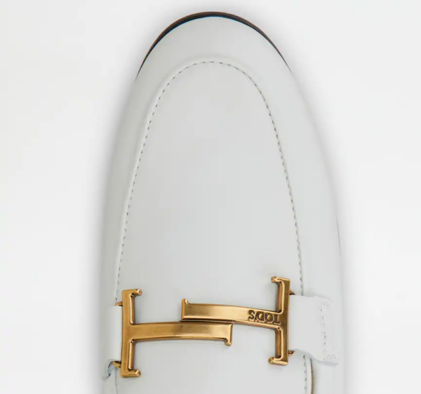 Giày Tod's Woman White Loafers in Leather XXW79A0DE70MIDB001 - Ảnh 2