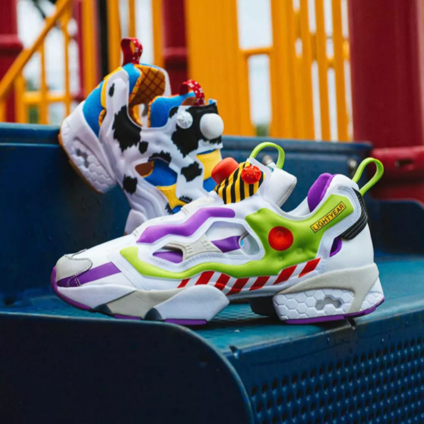 Giày Reebok Toy Story 4 x BAIT x InstaPump Fury OG Mixed 'Woody and Buzz' EG7834 - Ảnh 2