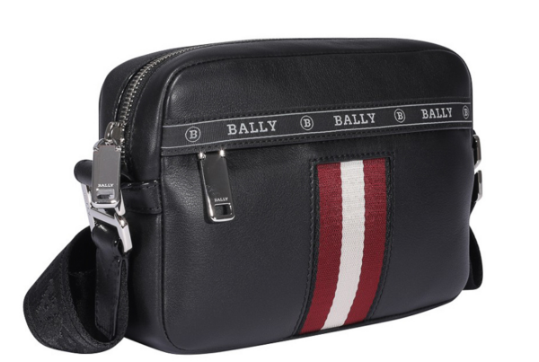 Túi Bally Leather Cross-Body 'Black' HAL-10 - Ảnh 4