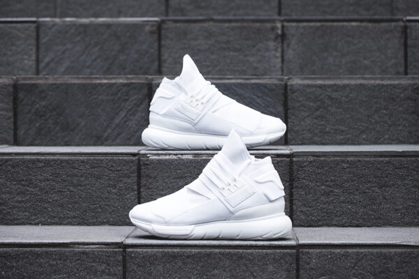 Giày Adidas Y3 Qasa Hi Triple White AQ5500 - Ảnh 5