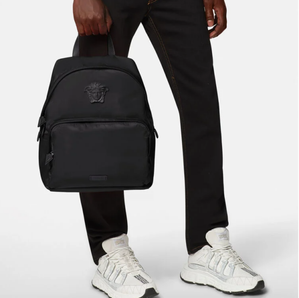 Balo Versace La Medusa Nylon Black DFZ8504-DNY8ME-D41NP - Ảnh 2