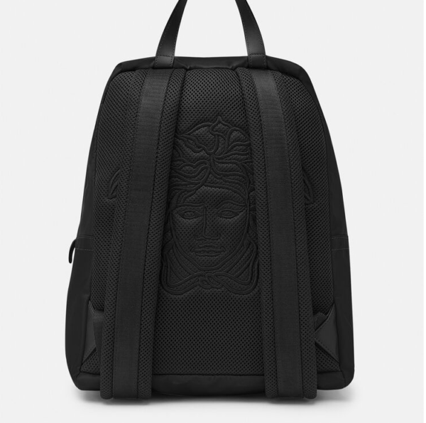 Balo Versace La Medusa Nylon Black DFZ8504-DNY8ME-D41NP - Ảnh 3