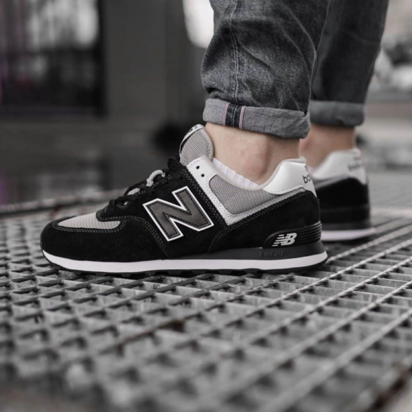 Giày New Balance 574 'Classic Black' ML574SSN - Ảnh 4