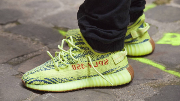 Giày Adidas Yeezy Boost 350 V2 'Semi Frozen Yellow' B37572 - Ảnh 5