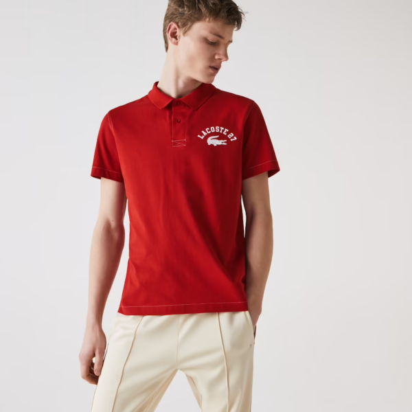 Áo Lacoste Men's Ultralight Lettering Knit Polo YH0028-51G-RAX - Ảnh 3