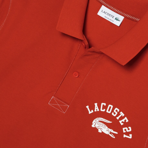 Áo Lacoste Men's Ultralight Lettering Knit Polo YH0028-51G-RAX - Ảnh 7