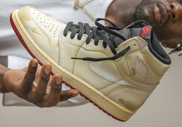 Giày Nike Nigel Sylvester x Air Jordan 1 Retro High OG 'Nigel Sylvester' BV1803-106 - Ảnh 8
