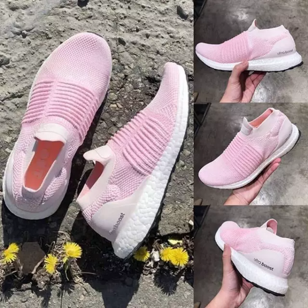 Giày Adidas Wmns UltraBoost Laceless 'Orchid Tint' B75856 - Ảnh 3