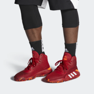 Alternative view of GIày adidas Pro Bounce 2019 'Power Red' EE3898