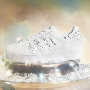 Alternative view of Giày Adidas Swarovski x Wmns Superstar Bold 'Cloud White'  FX7456