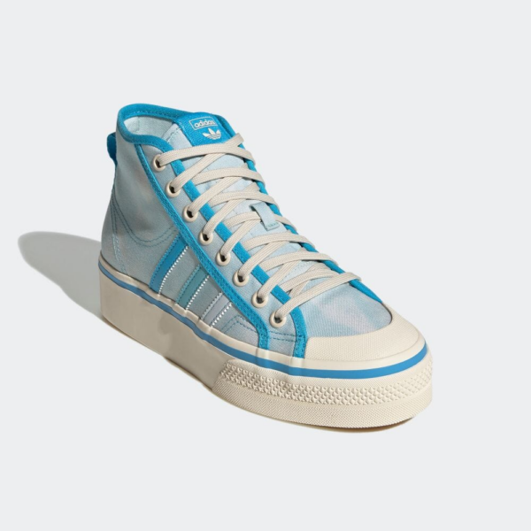 Giày Adidas Nizza Platform Mid 'Blue' GX4604 - Ảnh 3