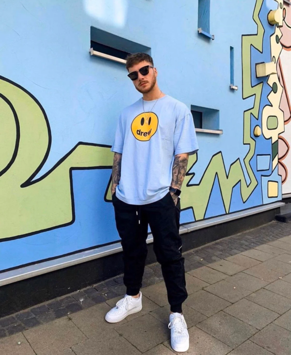 Áo Drew House Mascot Tee Slate Blue - Ảnh 3