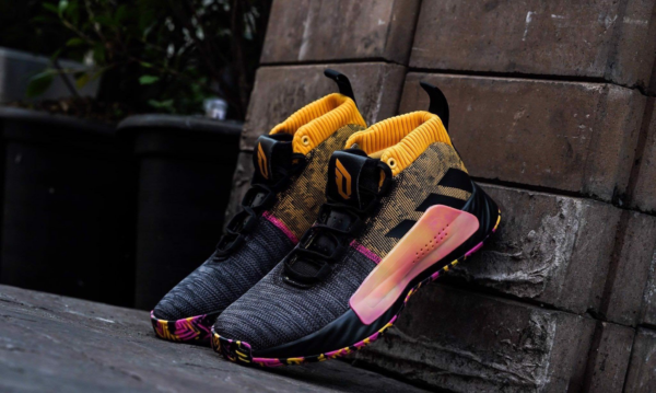 Giày Adidas Dame 5 'Core Black Shock Pink' EF9367 - Ảnh 3