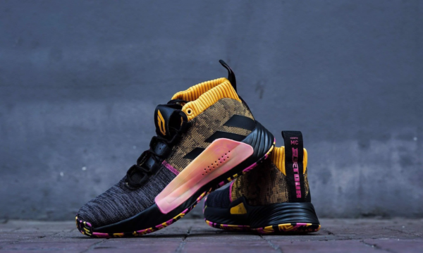 Giày Adidas Dame 5 'Core Black Shock Pink' EF9367 - Ảnh 4