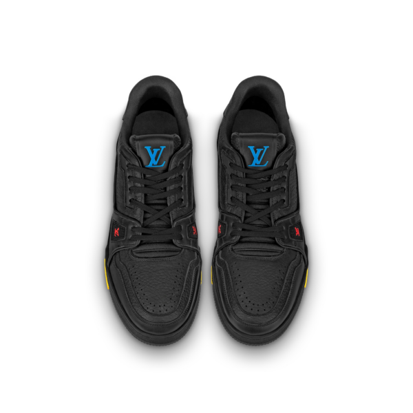 Giày Louis Vuitton LV Trainers 2021 'Black Yellow' 1A8ZQ9 - Ảnh 3