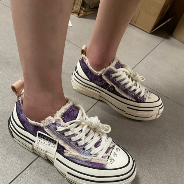 Giày XVESSEL G.O.P. Lows Corduroy Purple Tie-dye S21X15P - Ảnh 5