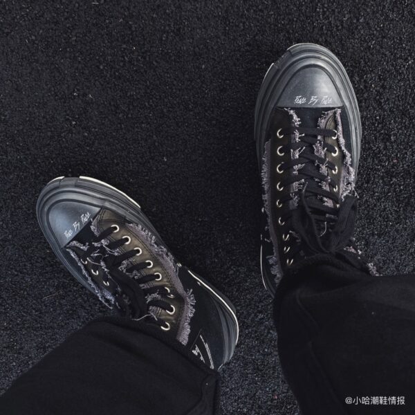Giày xVESSEL G.O.P. Highs for Yohji Yamamoto Black FN-E03-062-1 - Ảnh 7