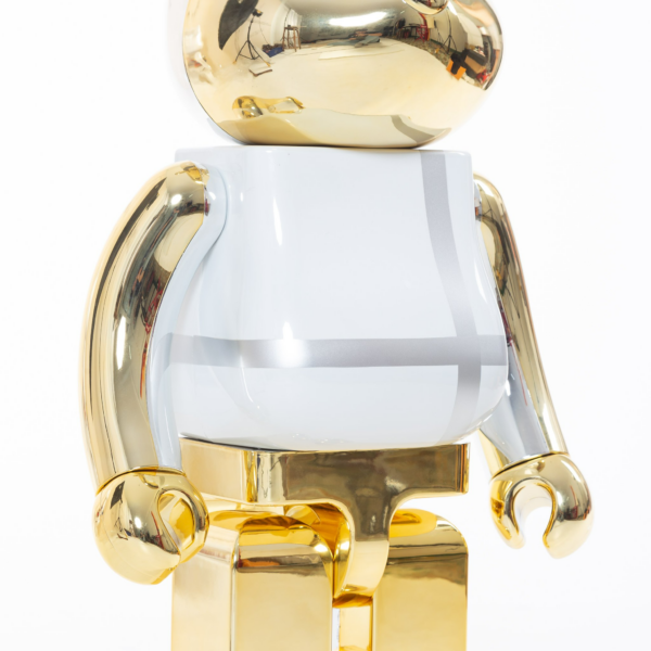 Mô Hình Bearbrick Medicom Toy Plus Gold Chrome 1000% - Ảnh 5