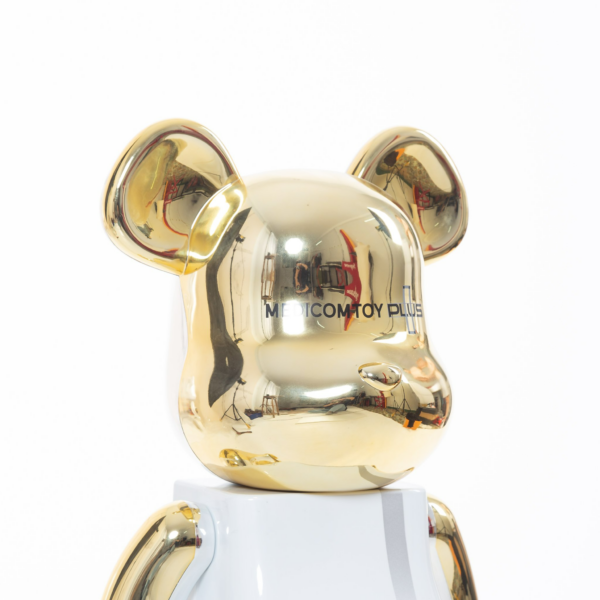 Mô Hình Bearbrick Medicom Toy Plus Gold Chrome 1000% - Ảnh 4