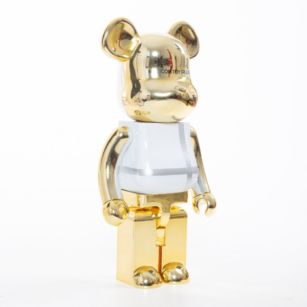Mô Hình Bearbrick Medicom Toy Plus Gold Chrome 1000% - Ảnh 3