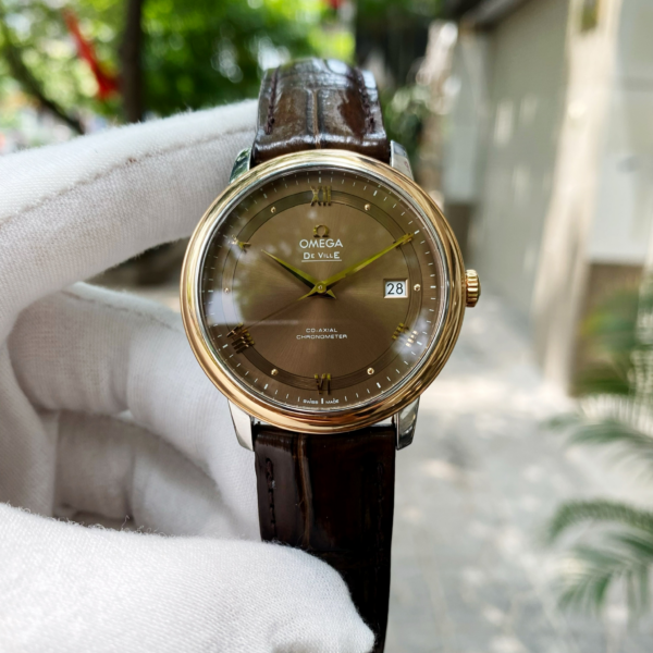 Đồng Hồ Omega De Ville Automatic 'Brown' 424-23-40-20-13-001 - Ảnh 2