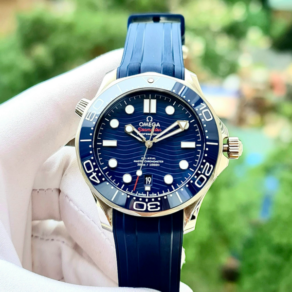 Đồng Hồ Omega Seamaster Automatic 'Blue' 210-32-42-20-03-001 - Ảnh 2
