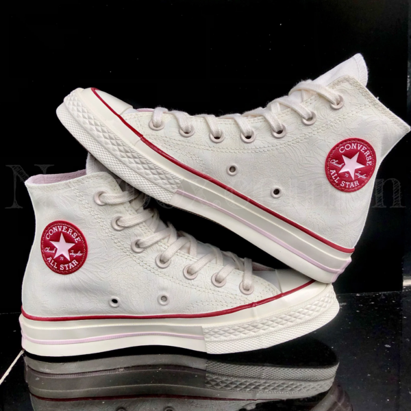 Giày Converse Chuck 70 Embroidered Desert Floral 'White' A00844C - Ảnh 2