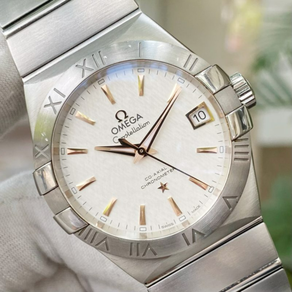 Đồng Hồ Omega Constellation Automatic 'Silver' 123-10-38-21-02-002 - Ảnh 2