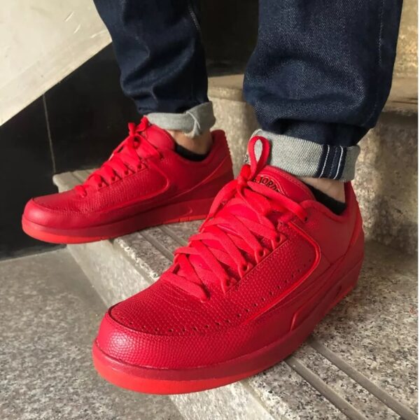 Giày Nike Air Jordan 2 Retro Low 'Gym Red' 832819-606 - Ảnh 3
