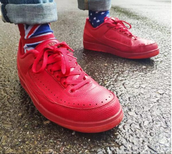 Giày Nike Air Jordan 2 Retro Low 'Gym Red' 832819-606 - Ảnh 4
