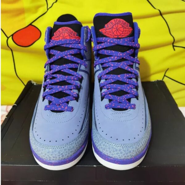Giày Nike Air Jordan 2 Retro 'Iron Purple' 385475-553 - Ảnh 3