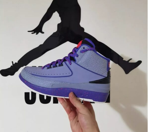 Giày Nike Air Jordan 2 Retro 'Iron Purple' 385475-553 - Ảnh 4