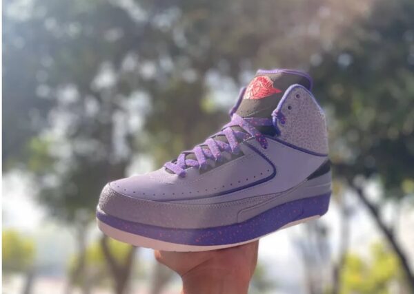 Giày Nike Air Jordan 2 Retro 'Iron Purple' 385475-553 - Ảnh 6