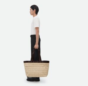 Tui Bottega Veneta Cassette Tote 'Natural' 730874V2OC19814