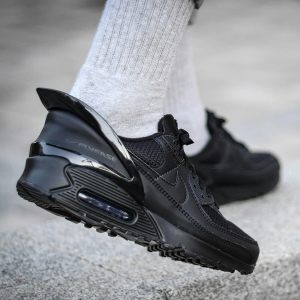 Giày Nike Air Max 90 Flyease 'Triple Black' CZ4270-002 - Ảnh 2