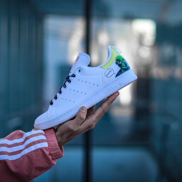 Giày Adidas Stan Smith Cloud White Core Black (W) EG5152 - Ảnh 2