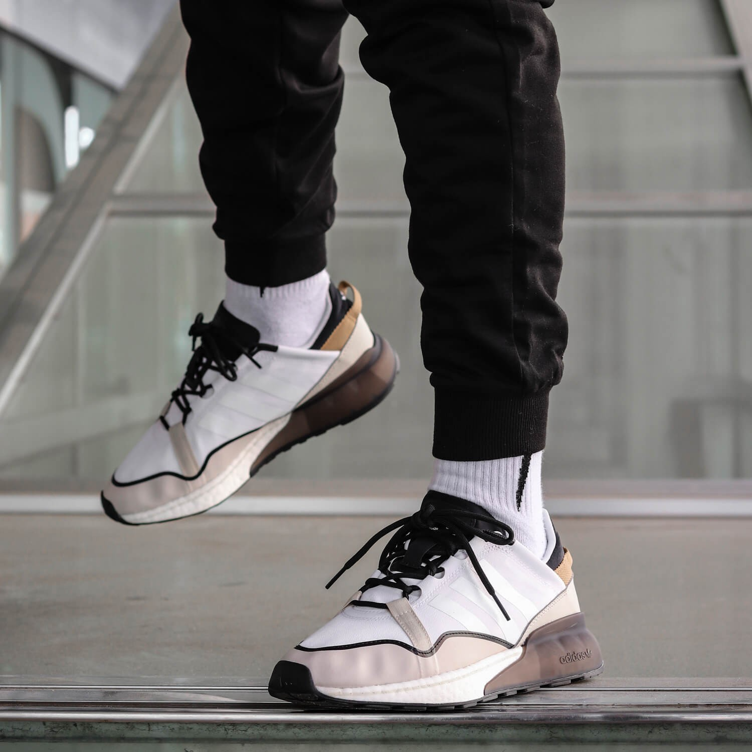 Giày Adidas ZX 2K Boost Pure Card Board G57962 - Ảnh 2