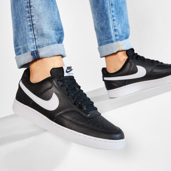 Giày Nike Court Vision Low 'Black White' CD5463-001 - Ảnh 2